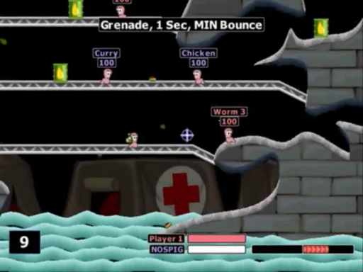 Worms Armageddon screenshot 3 for Sega Dreamcast